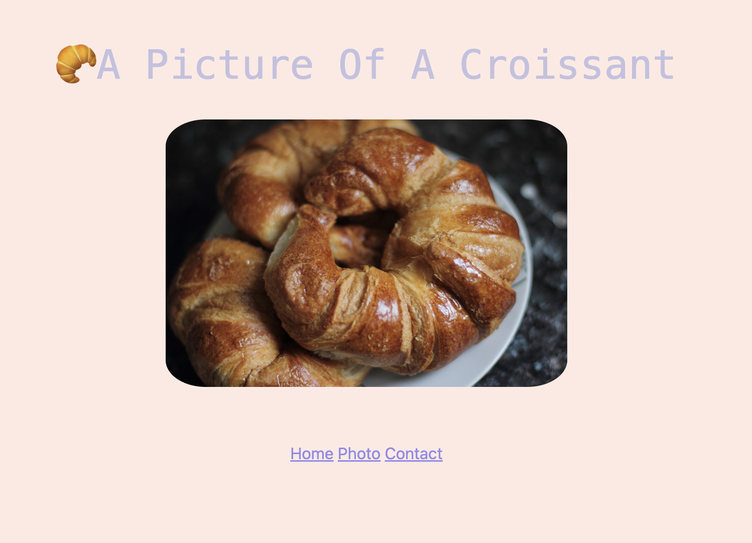 SheCodes croissant responsive project.