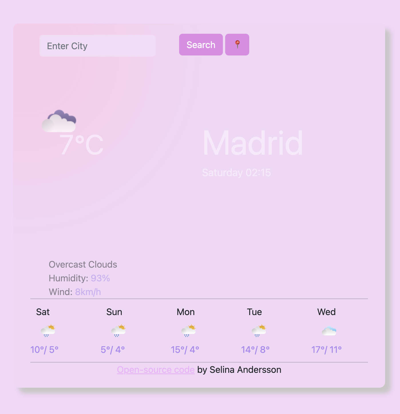 Weather-app project.